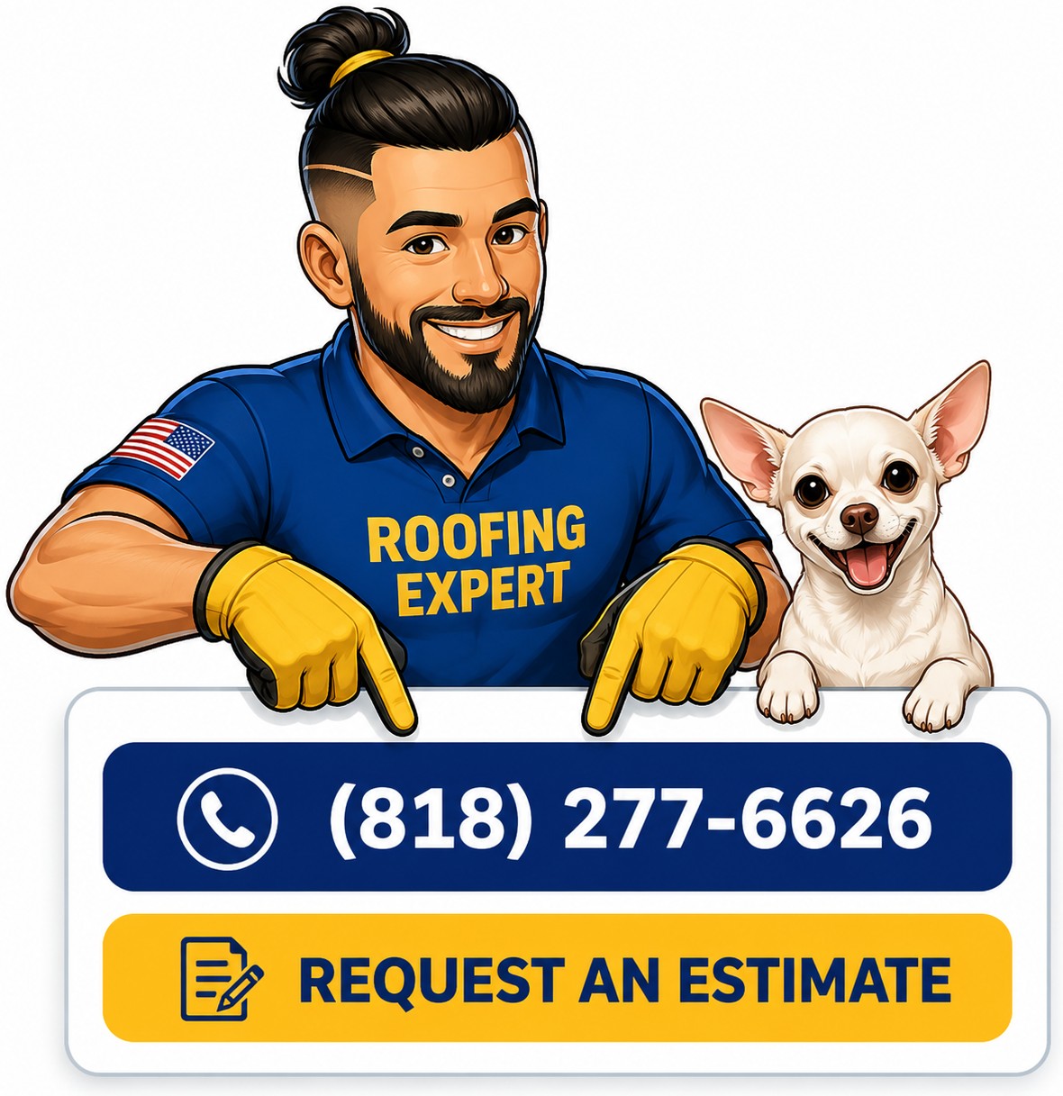 Talk to a roofer &mdash; call (818) 277-6626 or request an estimate